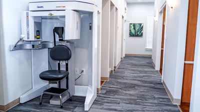 digital X-ray machine used at Dental Images of Gwinnett